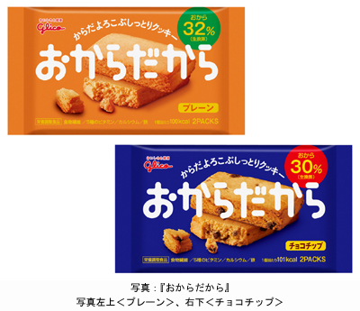 食物繊維たっぷりの「おから」を使ったバランス栄養食「おからだから」発売　江崎グリコ