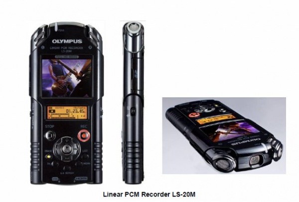 オリンパスイメージング　フルハイビジョン動画撮影が可能なリニアPCMレコーダー「Linear PCM Recorder LS-20M」を発売