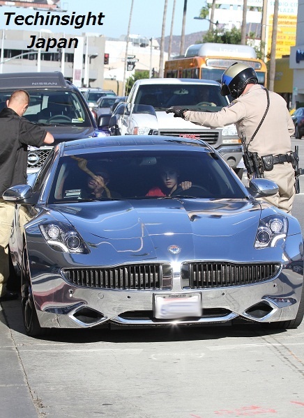 ジャスティン・ビーバーの愛車「カルマ」、ツアー中はLAの悪友たちが乗り放題か。写真は昨年のもの