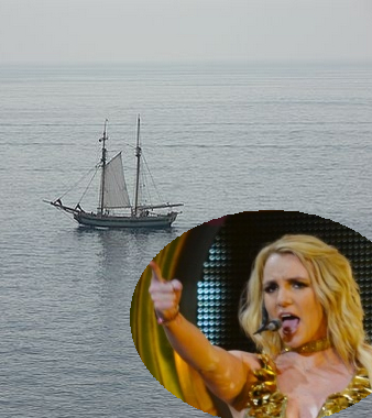 海賊の撃退にはブリトニー・スピアーズの音楽が効果的？　（船の画像はイメージです）