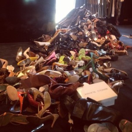 ヴィクトリアが寄付した靴（画像はinstagram.com/victoriabeckhamより）
