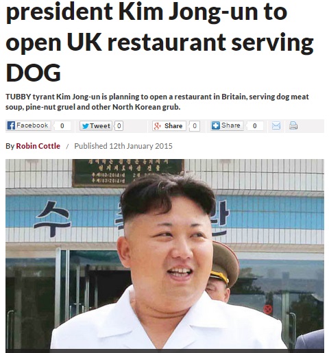 北朝鮮国営レストランはスコットランドで歓迎される!?（画像はdailystar.co.ukのスクリーンショット）