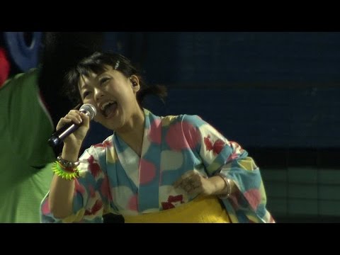 ヤクルト-阪神戦で『夏祭り』を披露した前田由紀（画像はYouTubeのサムネイル）