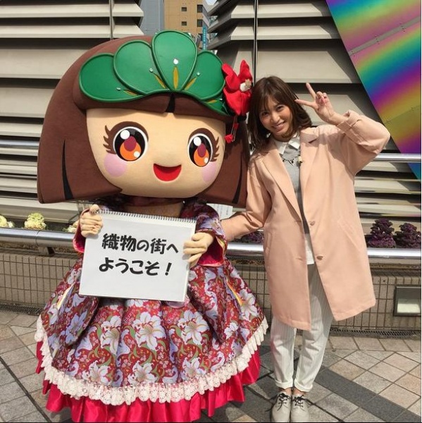 【エンタがビタミン♪】大島麻衣が八王子のゆるキャラと出会う。「マッピーとマッイー」が可愛い。