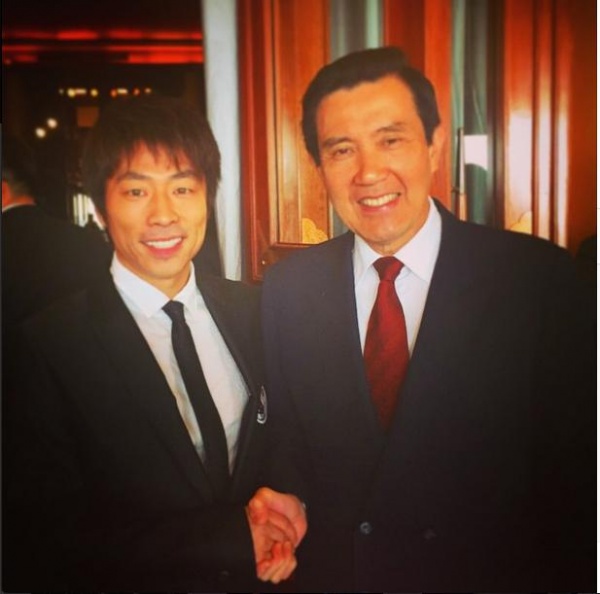 田村淳と台湾・馬英九総統（画像は田村淳 Instagramより）