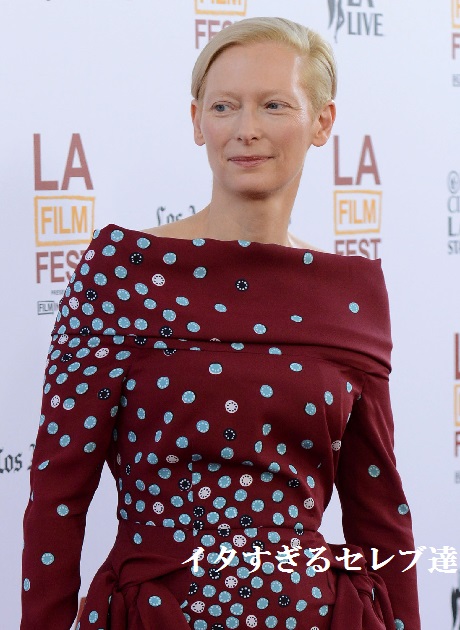 2014年LA映画祭でのティルダ・スウィントン