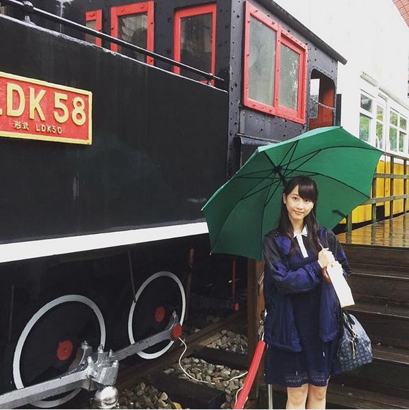 松井玲奈in台北駅（画像は『松井玲奈 Instagram』より）