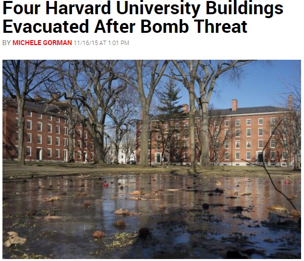 【海外発！Breaking News】ハーバード大学に爆破予告のメール。ホールなど4棟で避難騒動。