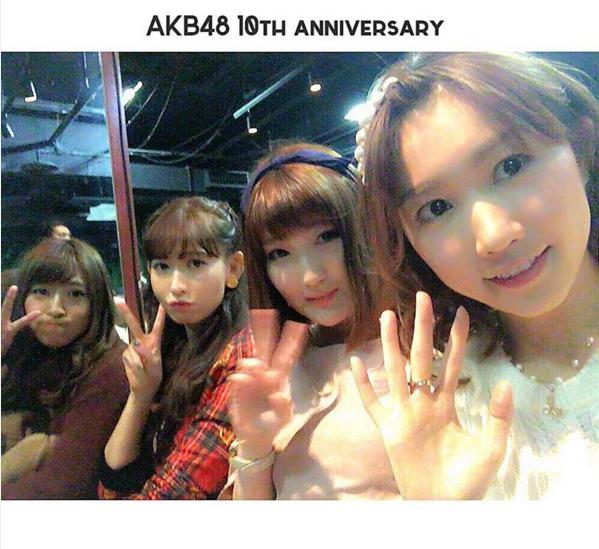 【エンタがビタミン♪】浦野一美が“2015.12.08”AKB48劇場でのレアショット「今が本当の10周年」