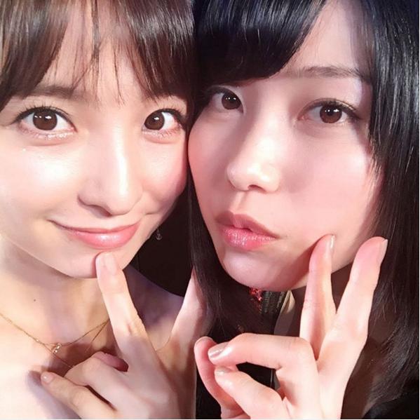 篠田麻里子と横山由依（画像は『篠田麻里子 Instagram』より）