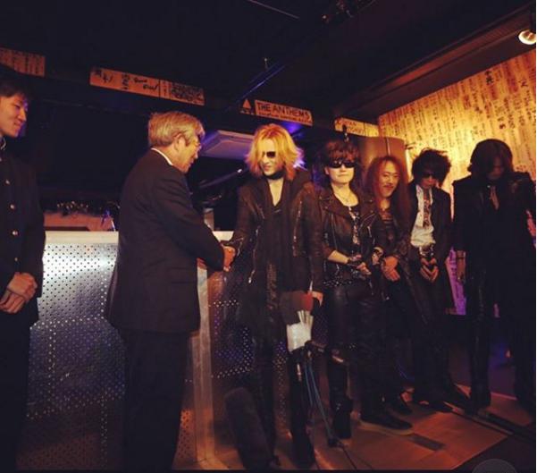 X JAPAN、2015年11月石巻チャリティ公演を前に（出典：https://www.instagram.com/yoshikiofficial）