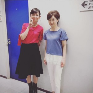 渡辺満里奈と生稲晃子（出典：https://www.instagram.com/funnyfacefunny）