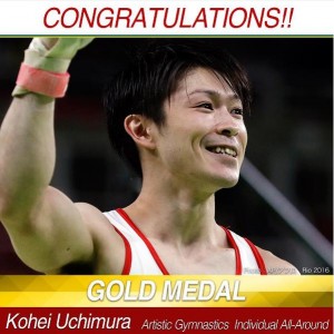 リオ五輪・金メダリストの内村航平選手（出典：https://www.instagram.com/team_nippon）