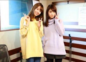 橋本奈々未と若月佑美（出典：https://www.instagram.com/korenanitfm）