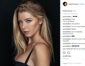 「新恋人？」噂のバスキン・チャンピオンさん（画像は『baskin champion　2018年2月22日付Instagram』のスクリーンショット）