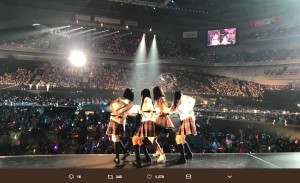 きくちPが見たHKT48『これが博多のやり方だ！』（画像は『きくちP　2018年3月31日付Twitter「2週ぶりのHKT48推し！」』のスクリーンショット）