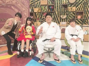 『ハートネットTV』「めざせ！パラマニア 柔道編」に出演した猪狩ともか（画像は『猪狩ともか　2019年1月8日付Instagram「NHK Eテレ 午後8:00～8:30「＃ハートネットTV」今日から3夜連続放送です」』のスクリーンショット）