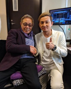 『櫻井・有吉THE夜会』で取り上げられた北島三郎とISSAのツーショット（画像は『Issa hentona　2019年1月5日付Instagram「第69回NHK紅白歌合戦の想ひ出2018」』のスクリーンショット）