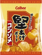 【テック腹ペコ隊】宅飲みのお供にもピッタリの「堅あげポテト コンソメ」を発売 カルビー