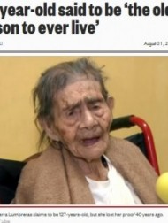【南米発！Breaking News】満127歳と裁判所に認められたメキシコ女性。玄孫はなんと55人！