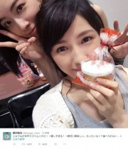 【エンタがビタミン♪】AKB48・渡辺麻友は“ポムポムプリン”に投票。「中間発表3位おめでとう！」と共に1位を目指す。