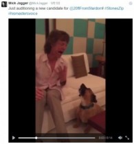 【イタすぎるセレブ達】ミック・ジャガーが愛犬と熱唱。レアなプライベート動画を公開。