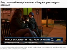 【海外発！Breaking News】子供のアレルギー発症で搭乗拒否にあったファミリー　真の悲劇が（米）