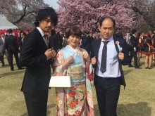 【エンタがビタミン♪】トレエン斎藤、『桜を見る会』で斎藤工と記念写真　「髪の毛の量が違いすぎ」