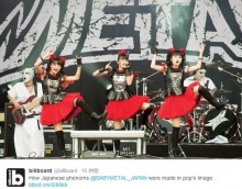 【エンタがビタミン♪】BABYMETALは“日本の天才”　米ビルボードで「かつて見たことがない」