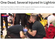 【海外発！Breaking News】落雷被害、欧州各地で相次ぐ　独サッカー試合会場では33名救急搬送