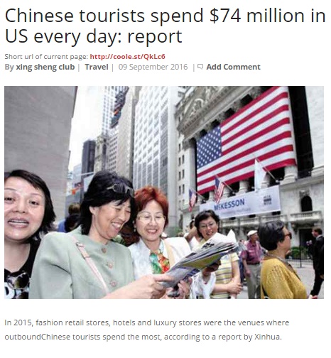 アメリカの観光地はどこも中国人観光客だらけ（出典：http://360cn.com）