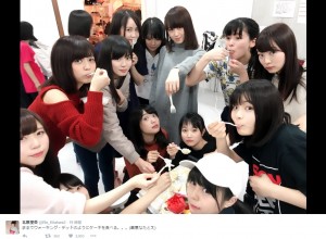 【エンタがビタミン♪】NGT48北原里英が「最悪なたとえ」　ケーキに群がるメンバーを“ウォーキング・デッド”