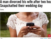 【海外発！Breaking News】SNSに結婚式の写真を投稿した花嫁　「契約違反」として式から2時間後に離婚（サウジアラビア）