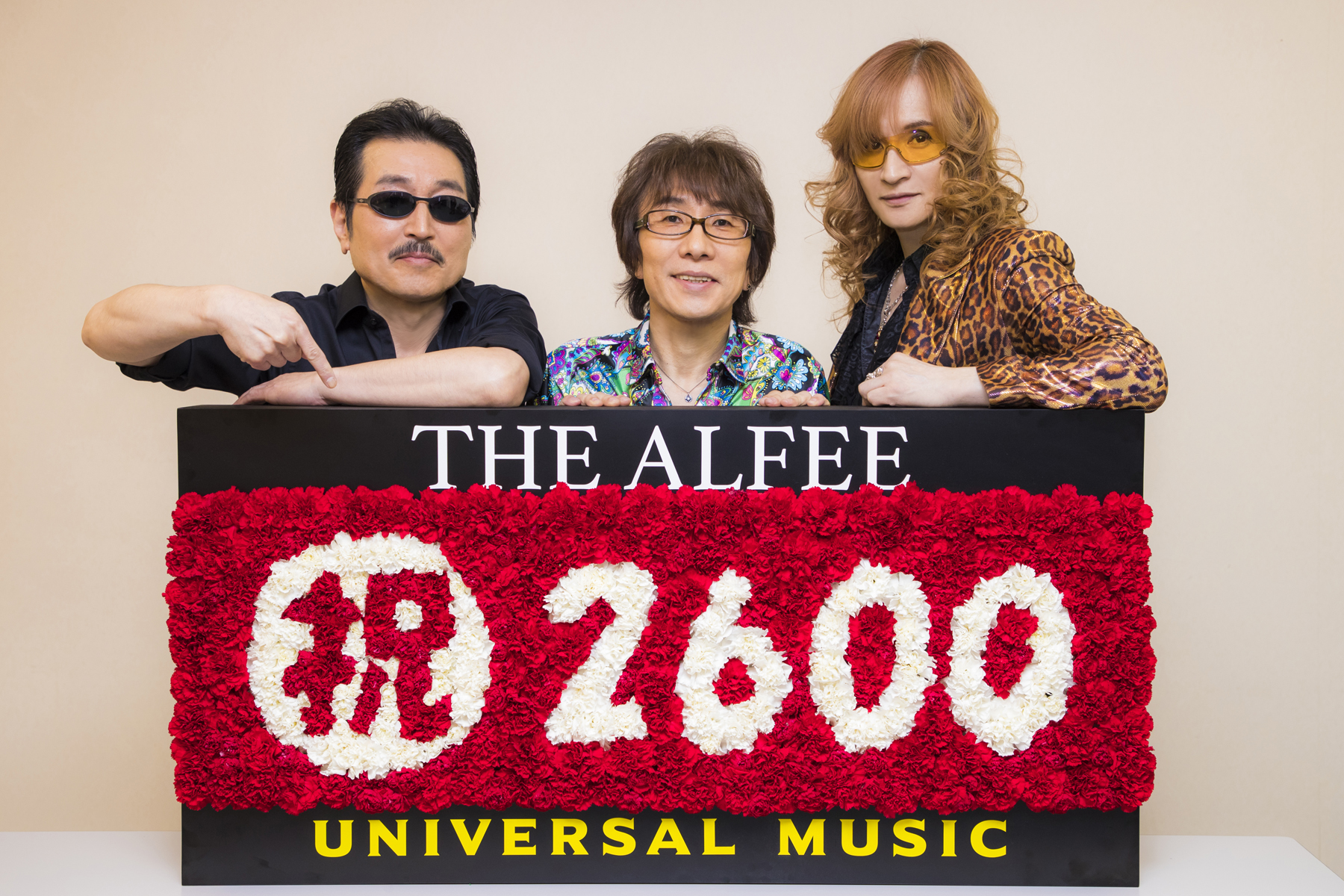 コンサート2600本を達成したTHE ALFEE （C）CHIE KATO（CAPS）