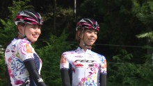 【エンタがビタミン♪】美女自転車集団「ちゃりん娘」が快走　びわ湖一周「ビワイチ」を動画で紹介