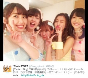 【エンタがビタミン♪】℃-ute、つんく♂の言葉に涙　最後のFNS歌謡祭で「思いっきりプロの技を見せつけて」