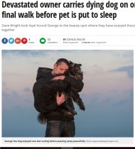 【海外発！Breaking News】安楽死前の愛犬と最後の散歩　悲しみをこらえ大好きだった場所へ（北アイルランド）