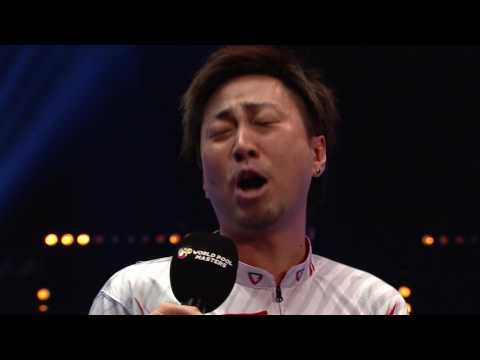 インタビューに知る限りの英語を使って答える大井選手（出典：https://www.youtube.com）