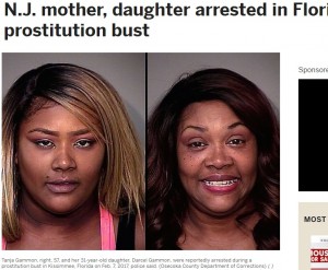 【海外発！Breaking News】母と娘がチームで3P売春　瓜二つの57歳と31歳を逮捕（米）
