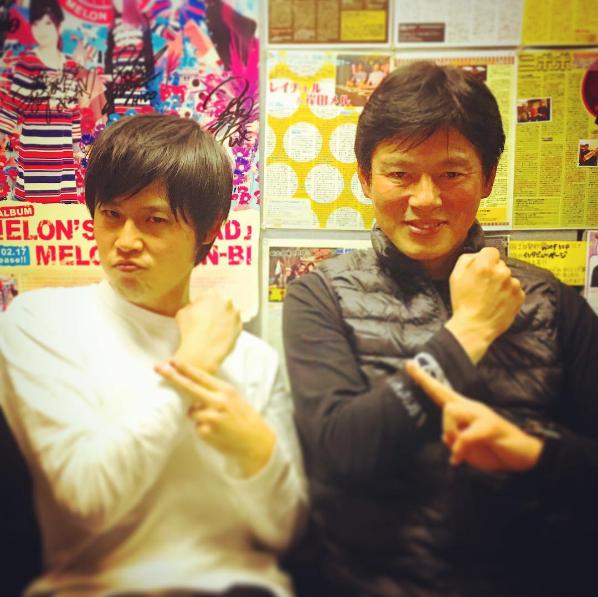 オジンオズボーン篠宮と若松俊秀（出典：https://www.instagram.com/shinomiyaakira）