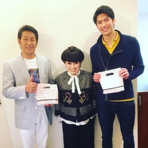 【エンタがビタミン♪】野村将希・祐希親子、黒柳徹子と3ショット　身長191cmのイケメン息子は父を超えられるか