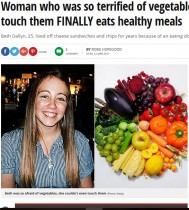 【海外発！Breaking News】見るのも触れるのも嫌…ほとんどの食べ物に恐怖を感じてきた女性、摂食障害を克服（英）