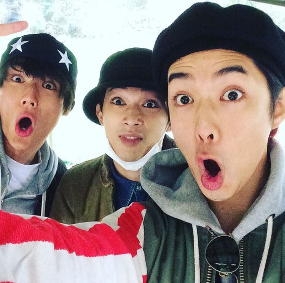 プライベートでも仲がいい中川大志、吉沢亮、千葉雄大（出典：https://www.instagram.com/yudaichibaofficial）