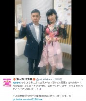 【エンタがビタミン♪】岡村隆史がぱいぱいでか美と2ショット　“ラジオ公開お見合い”の結末は？