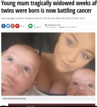 【海外発！Breaking News】双子を出産した直後パートナーに先立たれた25歳女性、がん宣告受ける（豪）