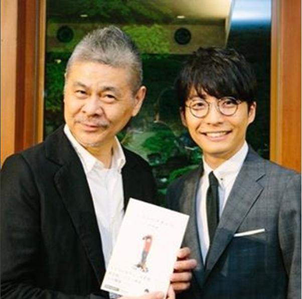 糸井重里と星野源（出典：https://www.instagram.com/hobonichi1101）