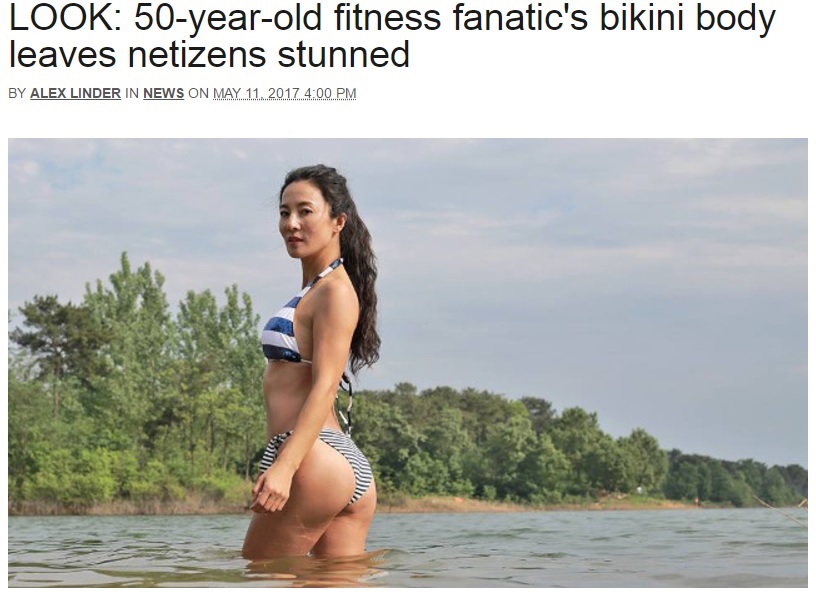 美ボディの50歳女性、その努力も凄い！（出典：http://shanghaiist.com）