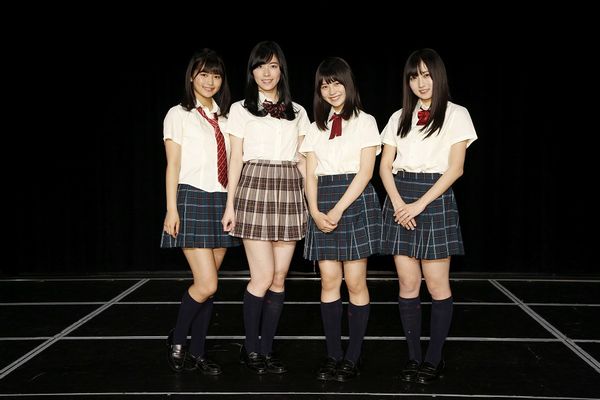 北野瑠華、松井珠理奈、小畑優奈、矢作有紀奈（C）AKS