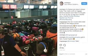 【海外発！Breaking News】X線検査装置の故障で大混乱　空港がスーツケースだらけに（ノルウェー）