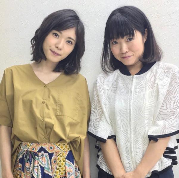 松岡茉優とイモトアヤコ（画像は『【公式】ウチの夫は仕事ができない　2017年7月20日付Instagram「可愛いだけじゃない、笑いに貪欲な女優たち」』のスクリーンショット）